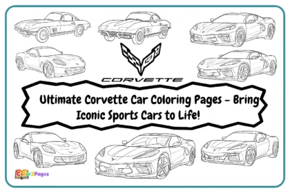 Corvette Car Coloring Pages
